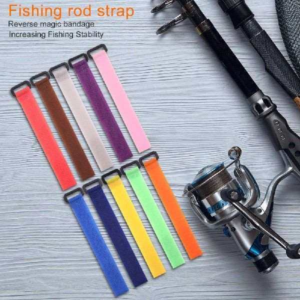 极速1pcs Fishing Ropd Tie Holders Straps Belts Suspenders