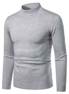 极速Men High Neck Turtlenecwk Cashmere Knitwear Autumn Winte