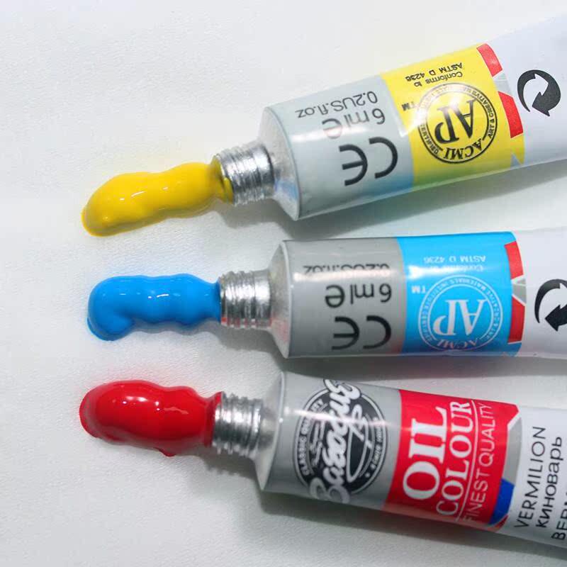 极速Oil Colors Paints Fsine Painting Art Supplies 12 Colours