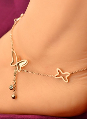 极速New Fashion Butterfly Pendant Anklets NFoot Chain Summer