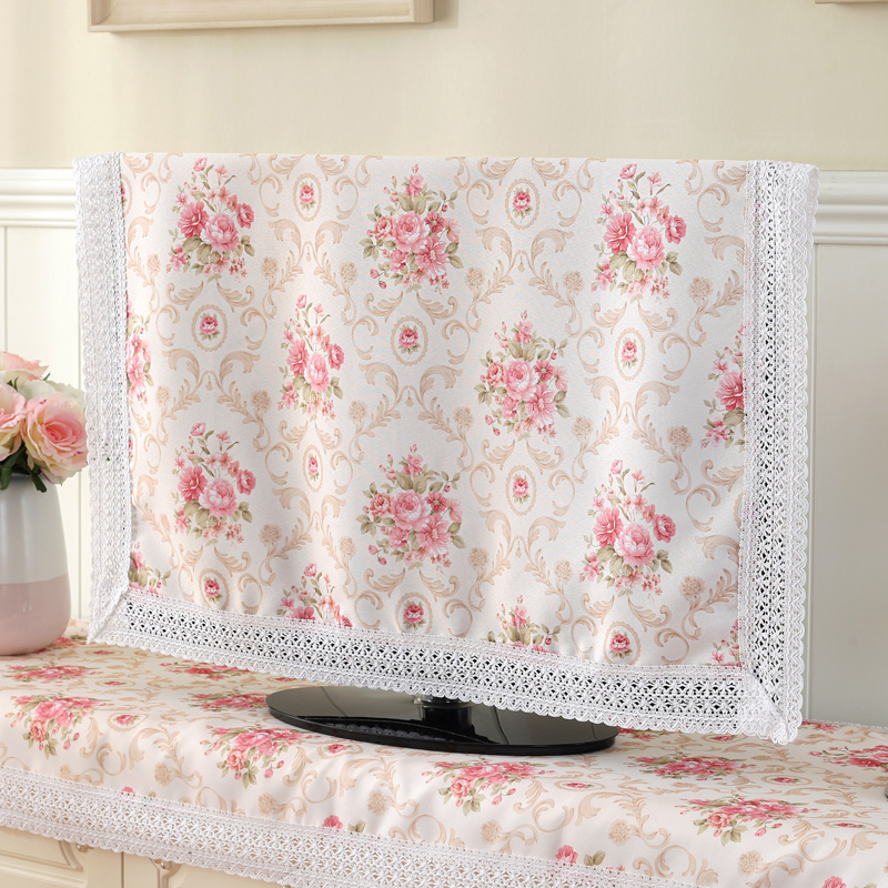 极速电视机防尘罩2023新款罩w防尘多用盖布田园盖巾65寸55寸50寸