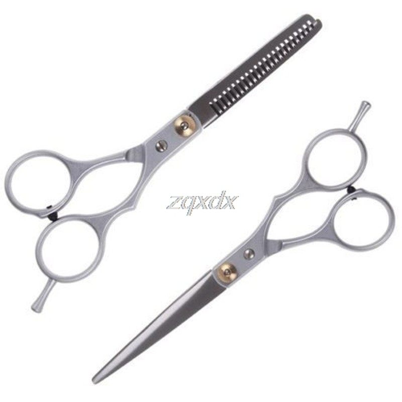 极速20a21 New 2Pc Hair Cutting Thinning Scissors Shears Barb