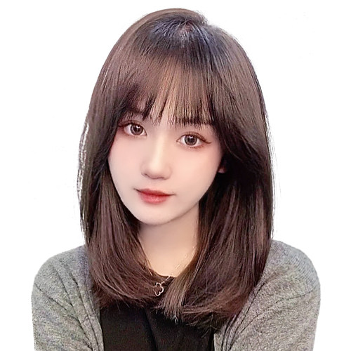 新品假发片女头顶遮白发真u发全真人发蓬松增发量轻薄无痕刘海补
