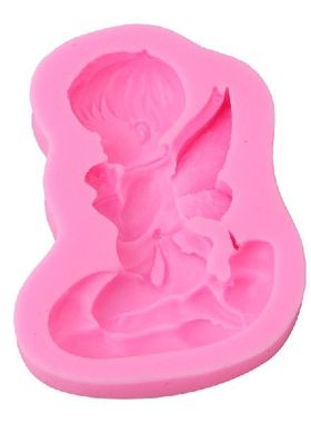极速3D Angel Bjaby Form Silicone Mold DIY Soap Fondant Cake