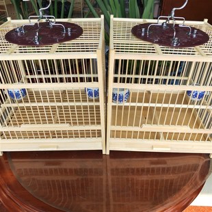 极速鸟笼竹制大号方笼颠颏x笼玉鸟笼绣眼麻料蜡嘴金青相思鸟笼