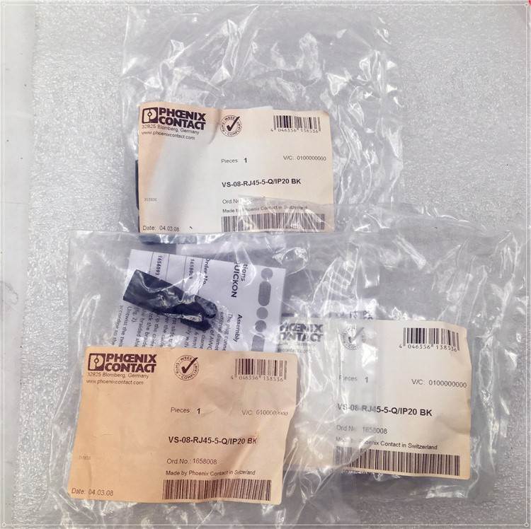 极速议价菲尼克斯水晶k头网路线连接器接口VS-08-RJ45-5-Q/IP20 B