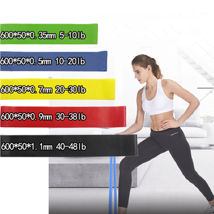 新品5 Colors Yoga Resistance Rubber Bands Indoor OutdoZor Fi
