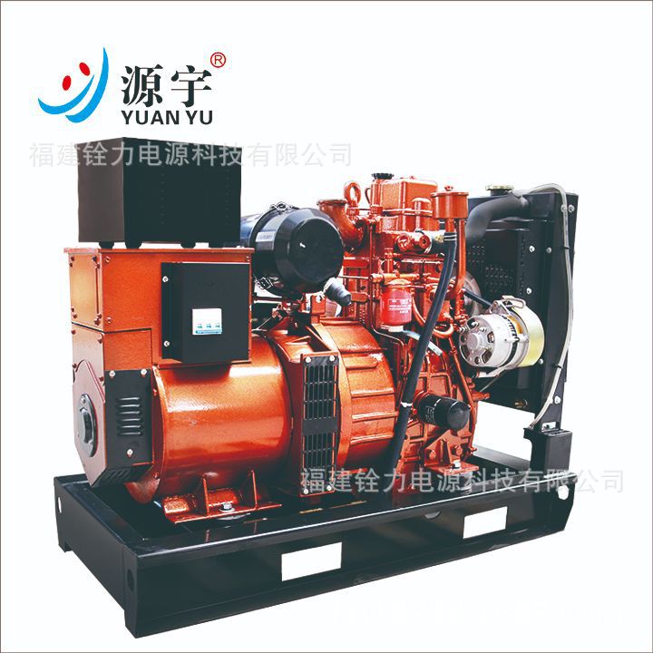 铨力单缸立式直接循环水冷o12KW15KW可做静音柴油发电机组380V220