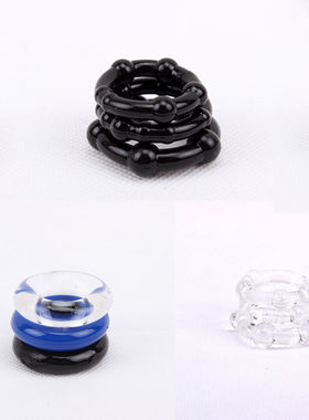 极速3 Pcs/Pack  Male Flexible Stay DonutKs Cock Rings Silico