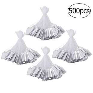 极速500pcs Price Label Tags String Tie WatcNh Jewelry Displa