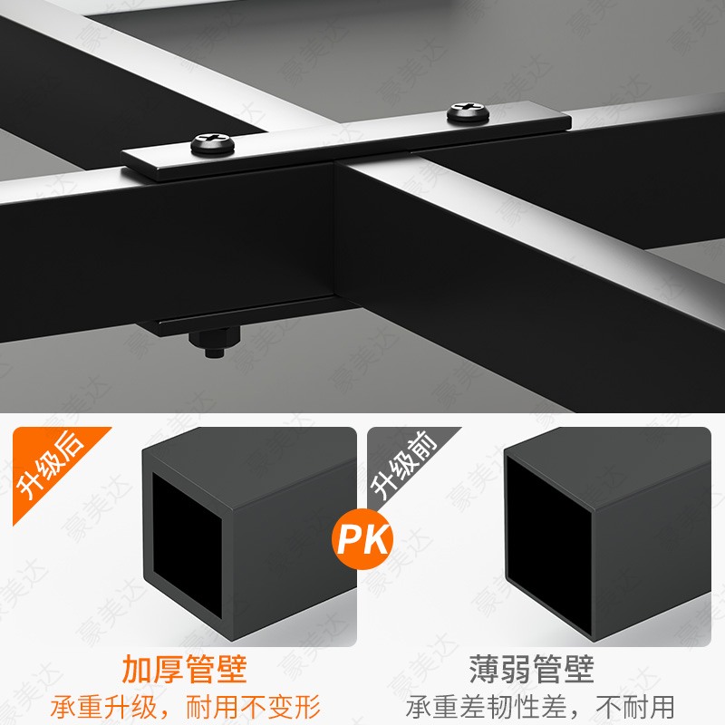 极速简易折叠大圆桌便携式多功能三折桌小户M型折叠桌子家用餐桌