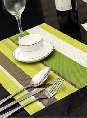 极速PVC Non-slip Pnad Kitchen Accessories Stripe Pat Dining