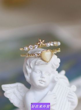 极速Temperament love adjustable ring jewelry alloy HXot sell