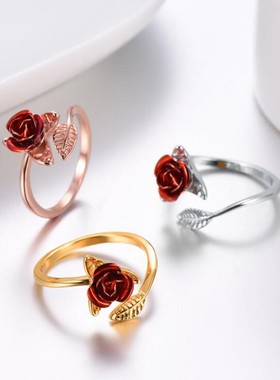 极速esizable Fingmer Rings For Women Valentines Day Gift Je