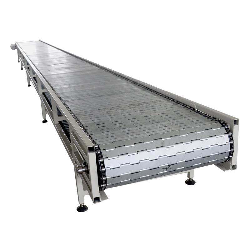 极速不锈钢链板输送机工业网带输送D机快递分拣线链网传送链条输