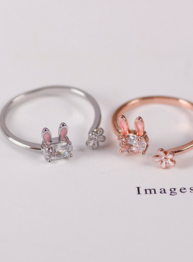 极速Hot Sellging Fashion Jewellery Womens Ring Cute Rabbit