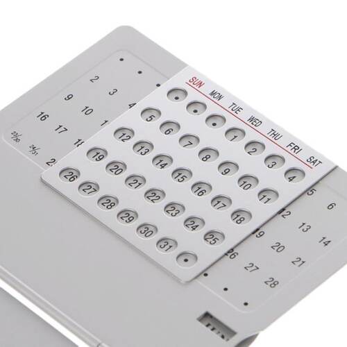 新品Supere Perpetual Unique Adjustable Desk Calendar Office