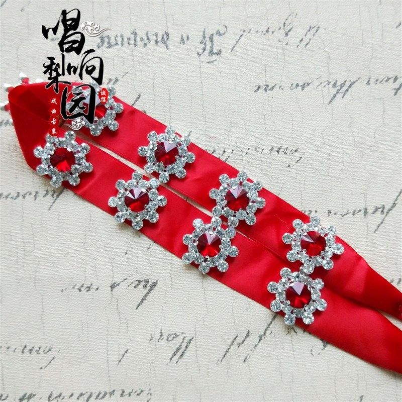 极速唱响梨园新款包邮京剧越剧戏曲头面I头饰花旦小姐包头泡带水