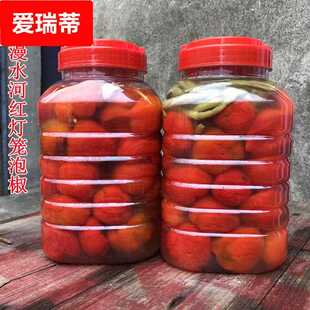 桶装红灯笼泡椒安徽霍山漫水河特产泡甜椒圆辣椒珠子椒泡椒牛蛙