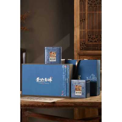 黄山毛峰新茶揉捻高山绿茶茶叶礼盒装茶礼礼品送礼企业