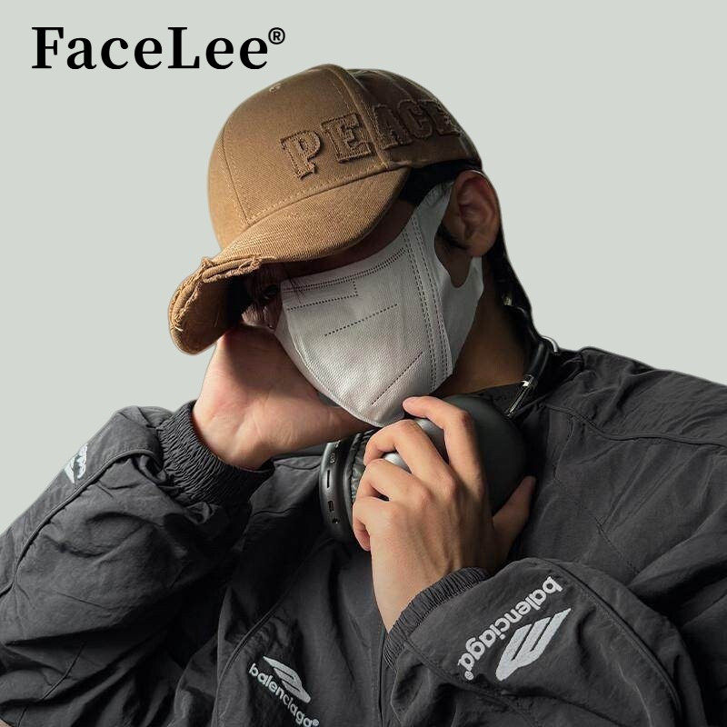 FaceLee日本设计师联名款大头围棒球帽男显脸小百搭2025秋冬字母