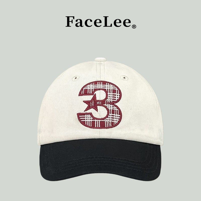 FaceLee日本设计师联名款韩版星星数字刺绣拼色棒球帽男女秋冬新,服饰配件/皮带/帽子/围巾,手帕,淘宝优惠券,粉丝福利购,淘宝优惠卷