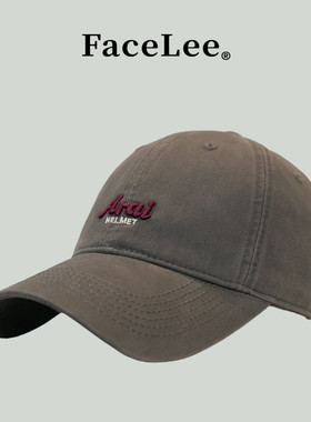 FaceLee日本设计师联名款韩版秋季新款防晒软顶鸭舌帽女休闲百搭