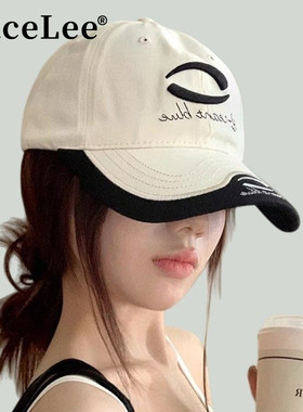 FaceLee日本设计师联名款千禧年拼色复古棒球帽韩版街头情侣款鸭