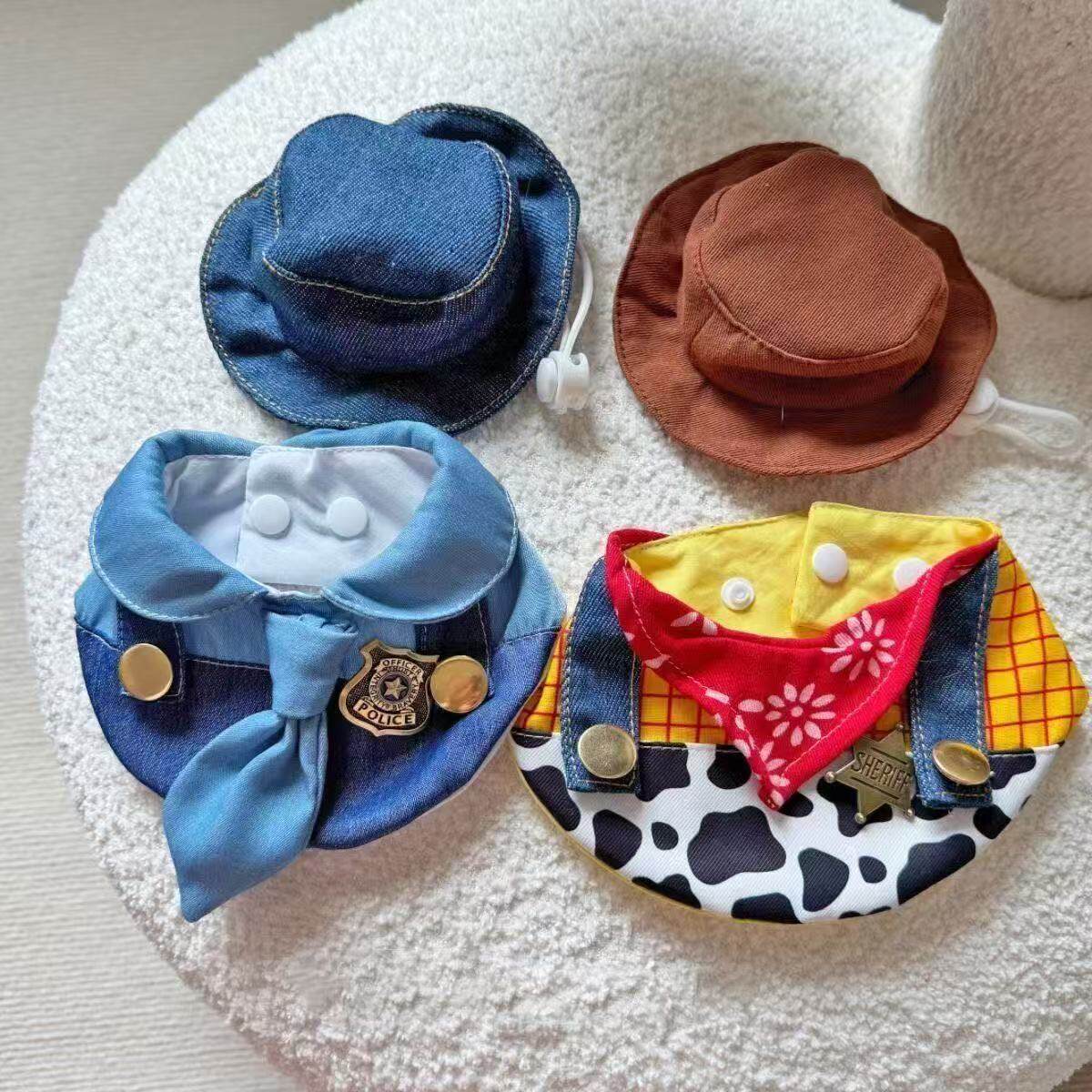 宠物口水巾可爱卡通学院童话风猫咪围脖装饰狗狗口水巾大型犬小狗