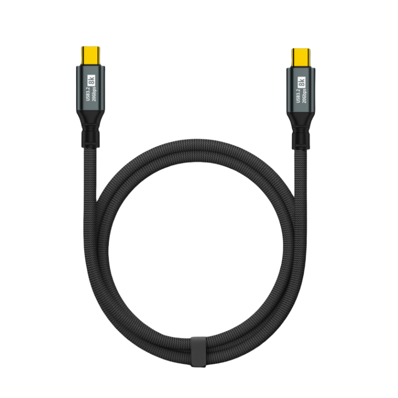 USB4数据线全功能双头typec高清8K投屏pd100w适用苹果15平板电脑笔记本电脑硬盘40Gbps高速传输充电雷电3/4