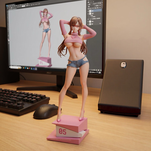 夏日女友同桌真希波美少女动漫潮玩生日礼物周边GK手办模型摆件