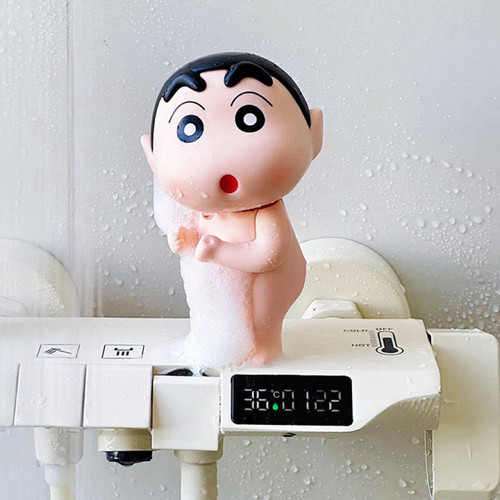 【拾壹】洗澡蜡笔小新手办公仔可爱摆件汽车桌面卡通动漫cos系列