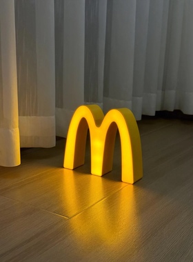 【拾壹】高颜值可充电式W记字母小夜灯ins卧室房间床头氛围装饰灯