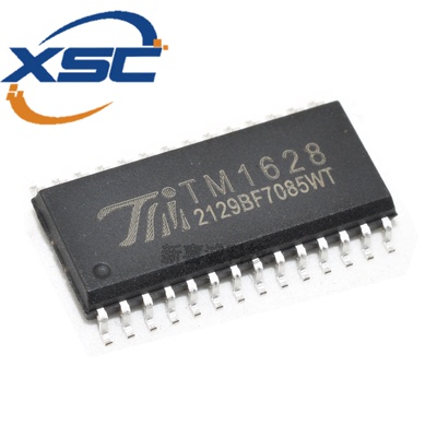原装正品 TM1628A SOP-28 LED数码管显示驱动IC芯片
