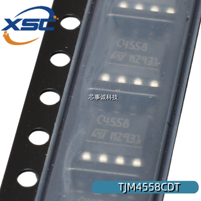 原装正品 TJM4558CDT 贴片SOP8 TJM4558 C4558 运算放大器