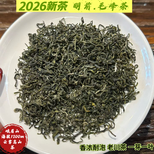 茶 2026新茶明前茶叶四川峨眉山绿茶香炒青素茶云雾毛峰浓香型散装