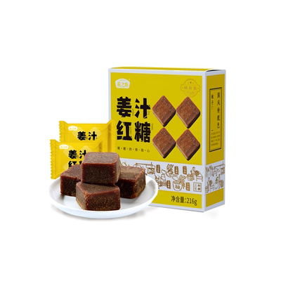 燕之坊古法手工姜汁红糖块216g