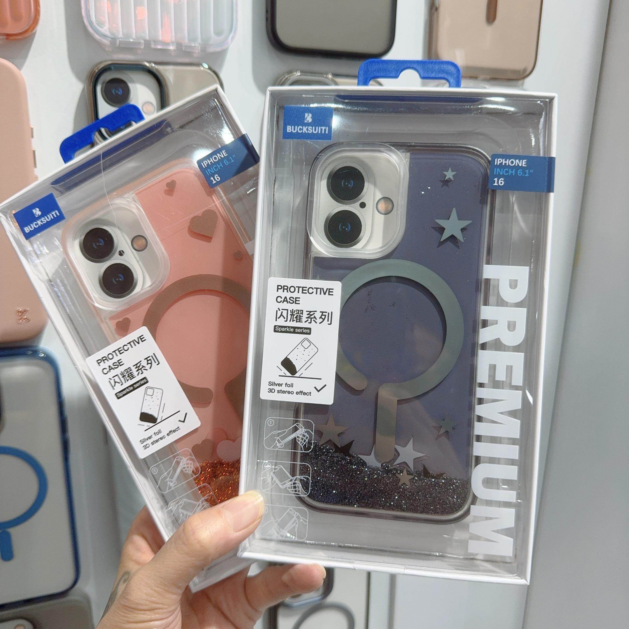 正版授权渐变动态流沙适用苹果16promax手机壳iPhone16Pro磁吸无线充软边保护套女款高级感16全包防摔简约壳