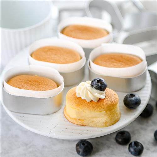 半熟芝士模具 椭圆慕斯圈芝士蛋糕模小烤箱饼干围边纸家用烘焙做