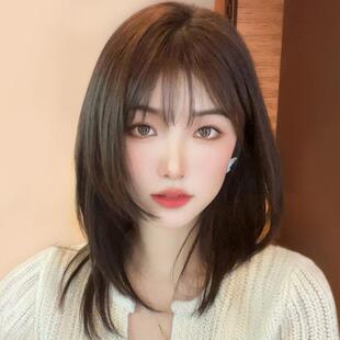 新款直销假发女长发全头套式自然层次感锁骨发2023年时尚新款仿真