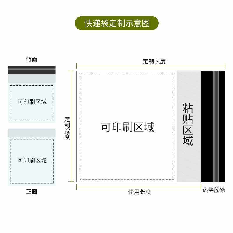 新款直销全新料秋香绿快递袋加厚物流打包袋子防水快递包装袋大号,包装,快递专用包装袋,淘宝优惠券,粉丝福利购,淘宝优惠卷