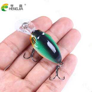 新款直销亨嘉10色摇滚小胖子6CM-6.2G路亚深潜假饵迷你路亚饵8