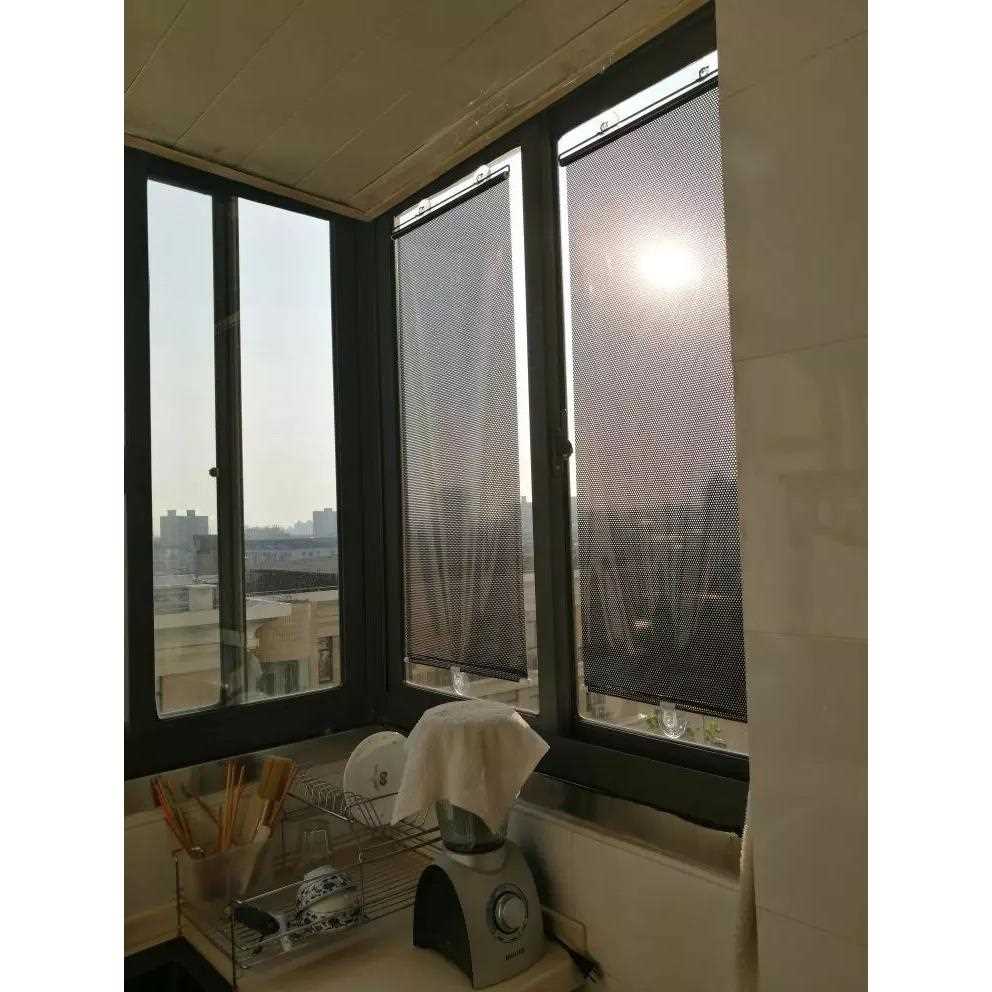 新款直销隔热遮光帘子浴室玻璃膜家用办公伸缩窗帘卷帘阳台遮阳帘