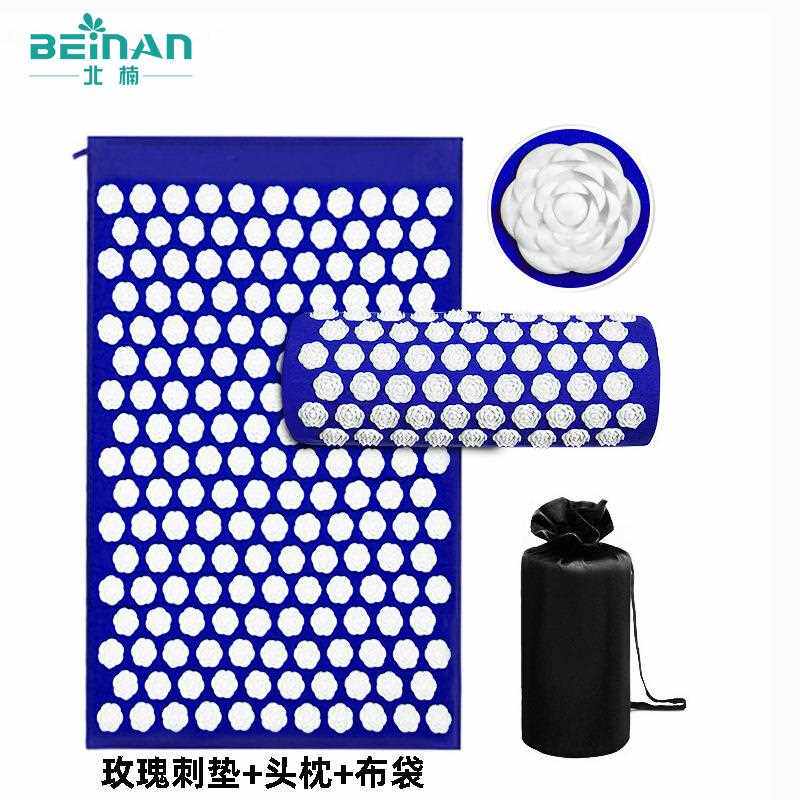 新款直销针刺按摩垫三件套瑜伽按摩针刺垫瑜伽垫针刺玫瑰刺垫穴位