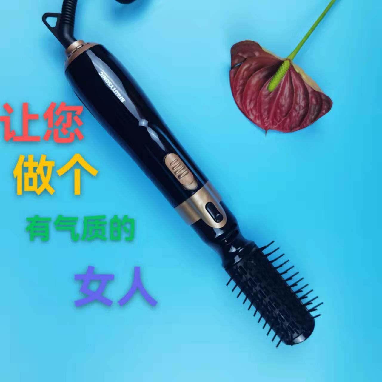 新款直销跨境直卷发器卷直两用卷发棒刘海内扣拉直发棒学生陶瓷直