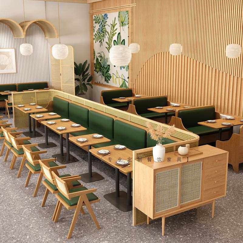 新款直销港式茶西餐厅卡座沙发凳音乐餐吧靠墙软包卡座奶茶店桌椅