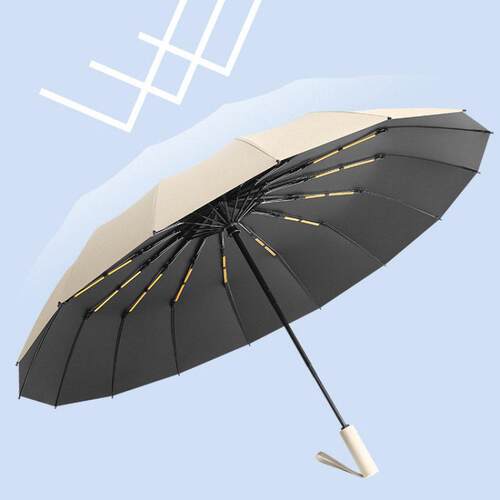 新款直销32骨全自动雨伞黑胶防晒遮阳伞抗风暴晴雨两用伞商务折叠
