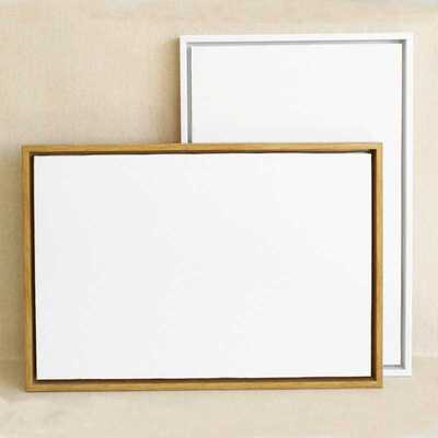 新款直销免装油画外框含带细纹亚麻空白布框 手绘油画框 相框L形