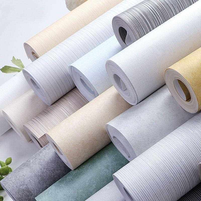 新款直销无纺布墙纸卧室素色纯色北欧ins风壁纸电视背景墙现代简