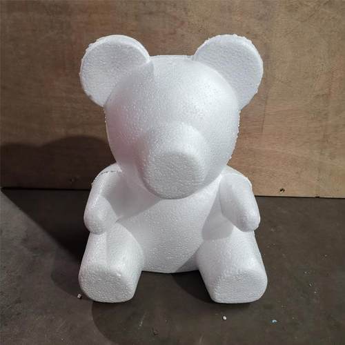 新款直销玫瑰熊泡沫熊模型DIY创意抱抱熊兔子狗香皂花玫瑰熊模具